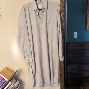 Cambridge Gray Shirt Dress